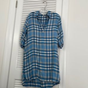 Plaid shirt dress by Elan